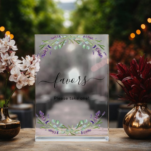 Mariage lavande eucalyptus vert faveur (Créateur téléchargé)