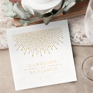 Mariage luxueux glamour paillettes déco vintage