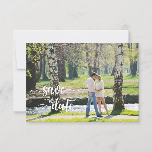 Mariage manuscrit Enregistrer Les Cartes De Date (Devant)