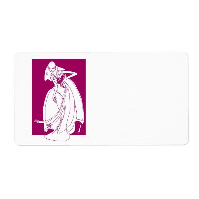 mariage - mariée avec bouquet (Devant)