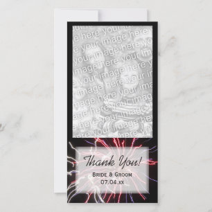 Mariage Merci  Carte photo