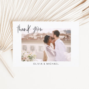 Mariage Merci photo minimaliste