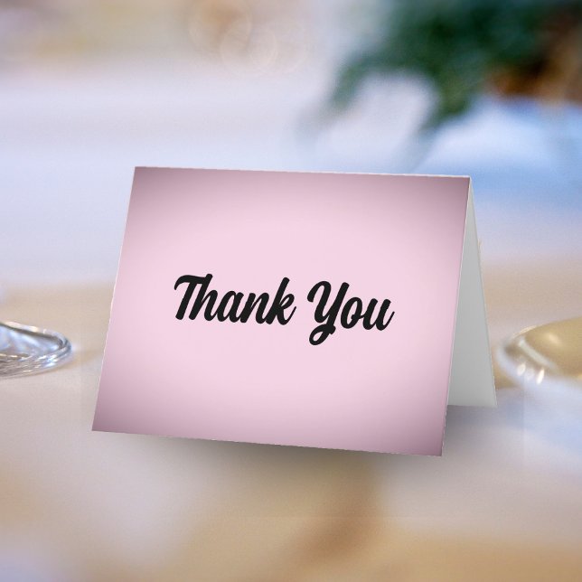Mariage Merci rose Vignette (Pink Vignette Thank You Wedding)