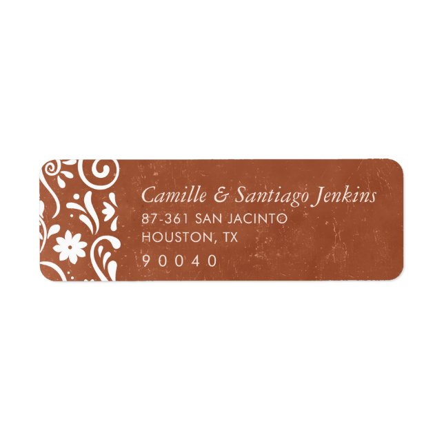 Mariage mexicain Terracotta (Devant)