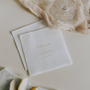 Mariage minimaliste à huile métallique