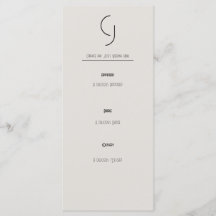 Mariage minimaliste Art Déco Invitation principal