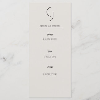 Mariage minimaliste Art Déco Invitation principal