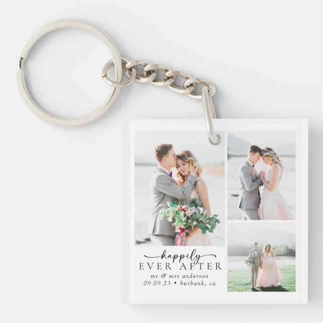 Mariage minimaliste de calligraphie photo (Devant)