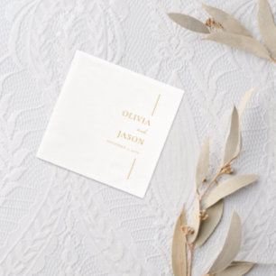 Mariage minimaliste moderne