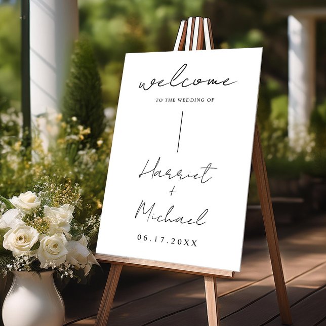 Mariage minimaliste moderne Accueil (Créateur téléchargé)