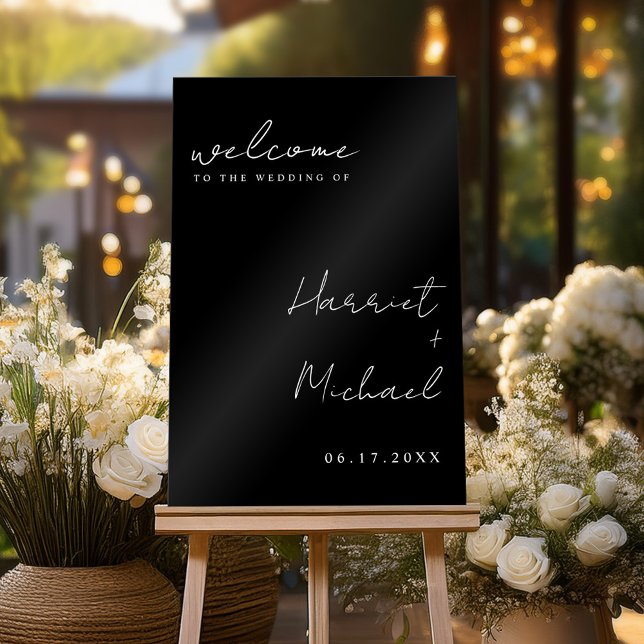 Mariage minimaliste moderne Accueil (Créateur téléchargé)