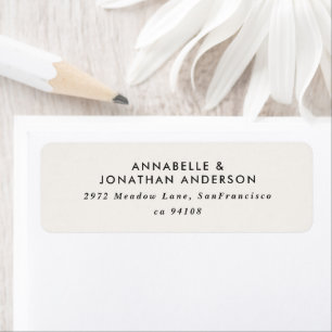 Mariage minimaliste moderne Élégant noir et blanc