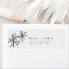 Mariage minimaliste tropical moderne Adresse de re