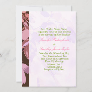 Mariage Modèle des invitations