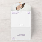 Mariage Modèle photo violet à feuille d'argent