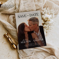 Mariage moderne Enregistrer la date Movie Carte po