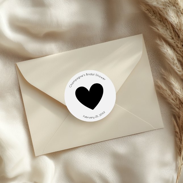 Mariage Moderne Étiquette Cœur pour EVJF (Créateur téléchargé)