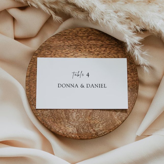 Mariage moderne Modèle Cartes de Place (Modern Wedding Place Cards Template)