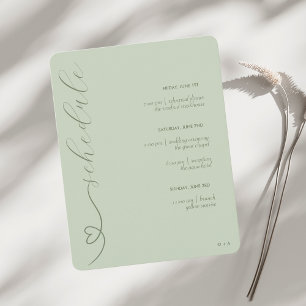 Mariage Moderne   Programme & Détails   Sauge Clai