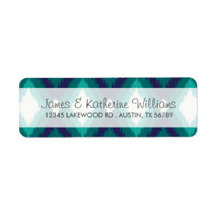Mariage moderne tribal d'Ikat Chevron