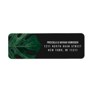 Mariage moderne Tropical Suisse feuille d'or au fr