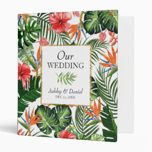 Mariage Motif Tropical Classeur & Album