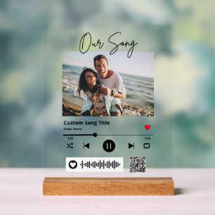 Mariage Notre Chanson Scannable QR Code transparen