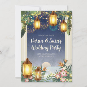 Mariage numérique indien invitation du parti des j