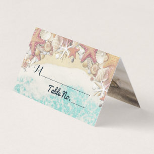 Mariage Numéro de table Escort Summer Beach Starfi