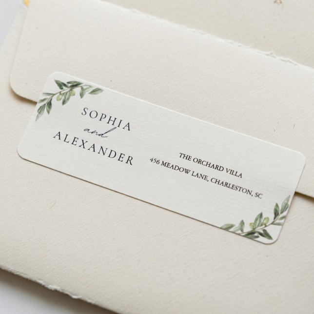 Mariage Olive Branch | Minimaliste (Créateur téléchargé)