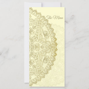 Mariage Oriental - Carte Menu