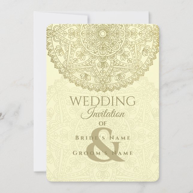 Mariage Oriental - Invitation (Devant)