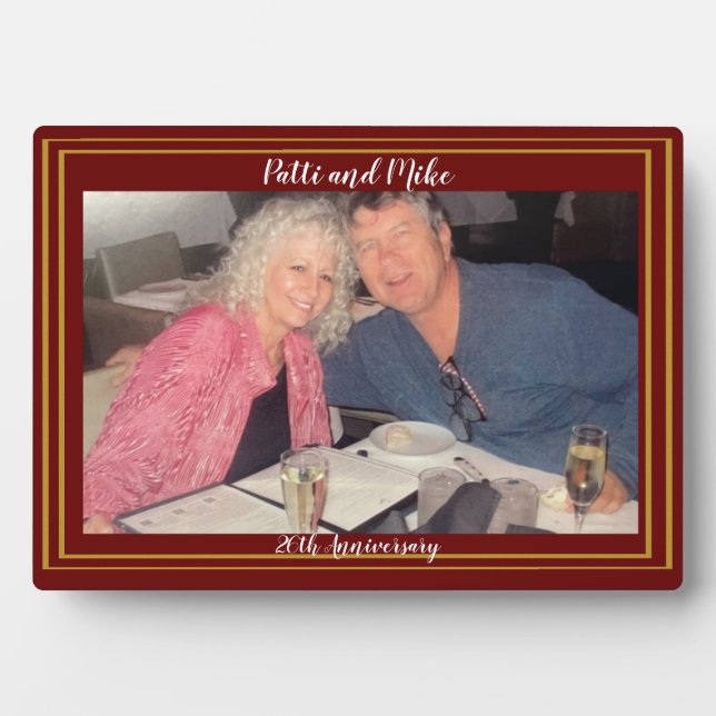 Mariage ou chevalet photo spécial avec plaque de d (Devant)