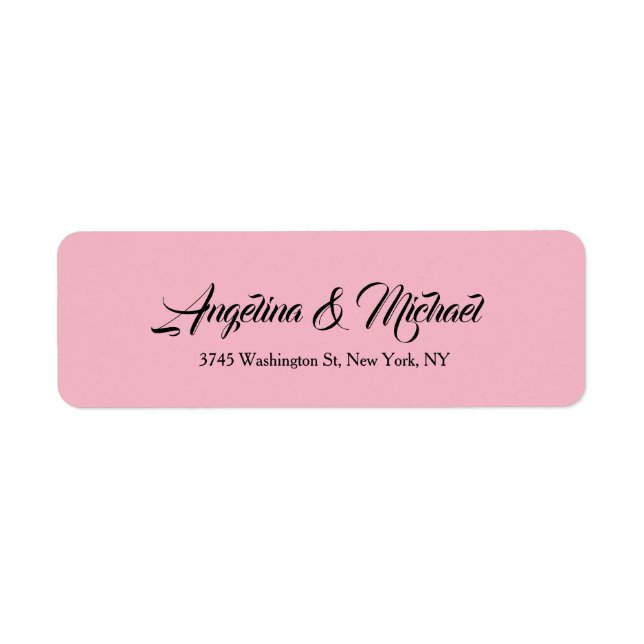 Mariage Pale Rose Professionnel Classique Élégant (Devant)