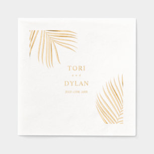 Mariage Palm Leaf