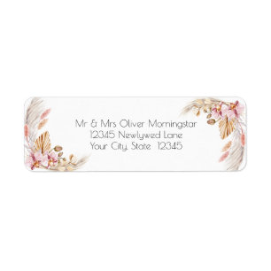 Mariage Pastel Pampas Grass Pampas en ivoire ros