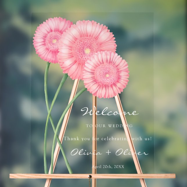 Mariage Peach Chrysanthemum Bienvenue (Neutre)