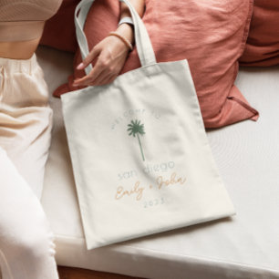 mariage personnalisé bienvenue au sac fourre-tout 