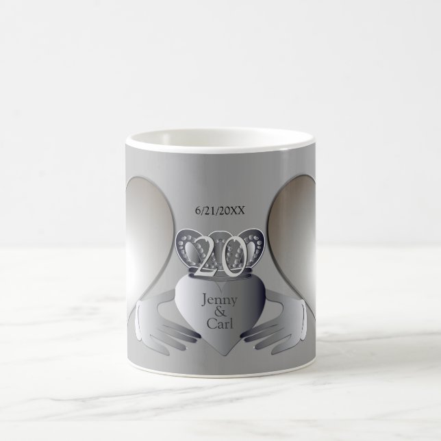 Mariage photo Anniversaire    CladdaughCafé Mug (Centre)