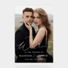 Mariage photo design élégant et moderne Bienvenue