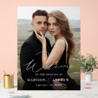 Mariage photo design élégant et moderne Bienvenue