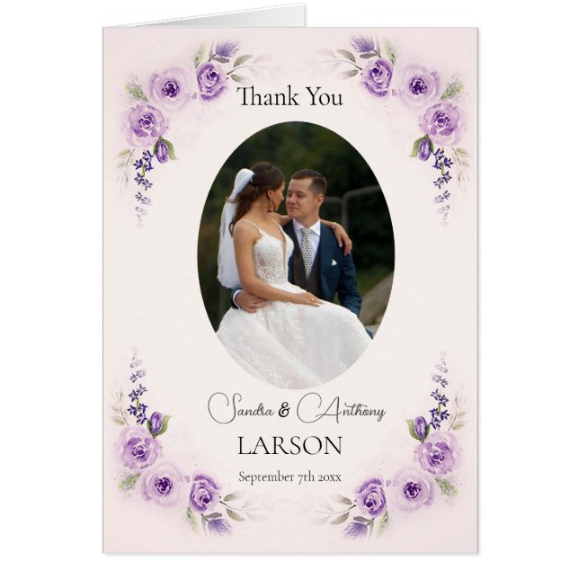 Mariage photo Lavender et Blush (Devant)