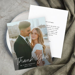 Mariage photo moderne à budget script Carte de rem