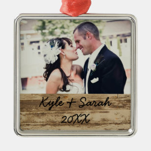 Mariage Photo Ornement de Noël