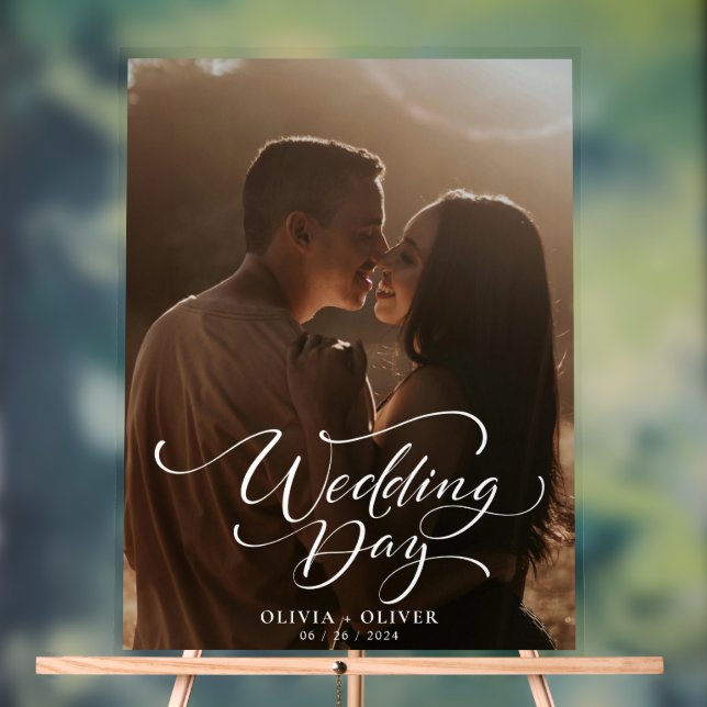 Mariage photo personnalisé bienvenue (Neutre)