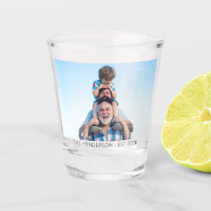 Mariage photo personnalisé verre de tir