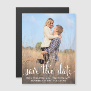 Mariage photo Sauvegardez Les Magnets De Date, Une