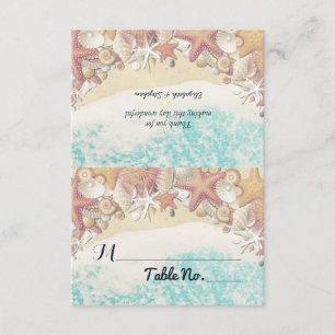 Mariage Place Numéro de table Summer Beach Starfis