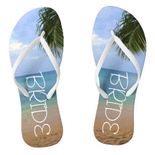 Mariage plage   Tongs
