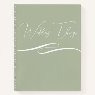 Mariage Planning Carnet Client Cadeau avec logo